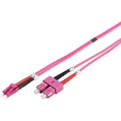 Digitus LWL Multimode Patchkabel, OM4, LC / SC, 2 m, I-VH, OM4, LC, SC