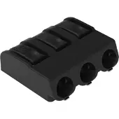 Wago 2061-623/998-404 SMD-Leiterplattenklemme,Drücker,1,5 mm2,schwarz 2061623998404 - 450 Stück