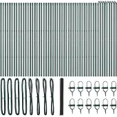 vidaXL Bodenmontierter Sechseckzaun 100 x 1,5 m Grau Netz