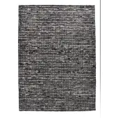 Theko Wollteppich "Tauern" Gr. 4, grau (dunkelgrau), B:170cm H:10mm L:240cm, Wolle, Teppiche, Wollteppich, Handweb Teppich, meliert, reine Wolle, handgewebt