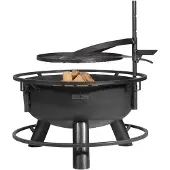 Cook King Feuerschale MONTANA X Ø80cm variabel Grillrost Ø60cm Grillstelle Garten