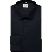 MARVELIS Langarmhemd , Herren, Gr. 43, N-Gr, blau (apricot), Web, Obermaterial: 100% Baumwolle, normal, 2-Knopf-Manschette, Hemden Langarmhemd, modern fit, Businesshemd, bügelfrei, New-Kentkragen