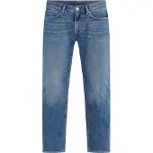 Tommy Hilfiger Herren Jeans Hose Denton Straight Leg mit Stretch, Blau (Light Bl