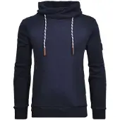 Ragman Sweatshirt , Herren, Gr. S4648, blau (dunkelblau, 711), 65% Baumwolle 35% Polyester, regular fit, Sweatshirts Sweatshirt