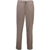Lindbergh Stoffhose , Herren, Gr. XXL, N-Gr, braun (deep sand mel), Web, Obermaterial: 65% Polyester, 31% Viskose, 4% Elasthan, unifarben, relaxed fit lang, Hosen Stoffhose, mit Kordelzug