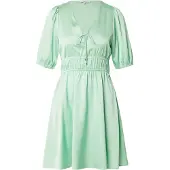 Pepe Jeans für Damen. PL953753 Olivia grünes Kleid (XS), Lässig, Polyester, Kurzarm