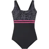 Venice beach Badeanzug mit trendigem Logoprint und Shaping-Effekt