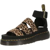 Dr. Martens Flache Sandalen Clarissa II Quad Sandal Mini Leopard damen