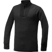 Woolpower - Zip Turtleneck 400 - Longsleeve Gr XXL schwarz