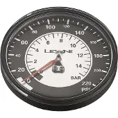 Lezyne 220 Psi Gauge 3.5 Inches For All Floor S Glue And O-ring Pumpe