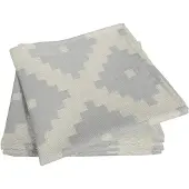 Adam Audio Stoffserviette ADAM "Maroccan Shiraz Light" Gr. 1, grau (hellgrau), B:30cm L:30cm, Obermaterial: 100% Baumwolle, Servietten, Stoffserviette