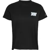 Tommy Hilfiger T-Shirt Bubble DW0DW21338 Schwarz Regular Fit