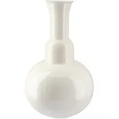 Gilde Tischvase "Vase Filu, creme H.36 cm", beige (creme), B:23cm H:36cm T:23cm, Metall, Vasen, Tischvase