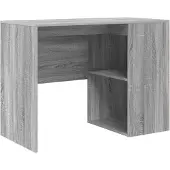 vidaXL Schreibtisch Graues Sonoma Holzwerkstoff 102 x 50 x 75 cm