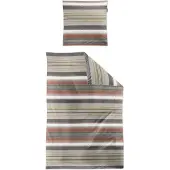 Irisette Mako-Satin Bettwäsche Tokio 8562 grau 135x200 cm + 80x80 cm