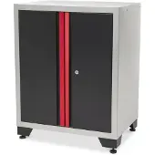 HBM Deluxe Profi-Werkzeugschrank mit Türen für Werkstattausrüstung