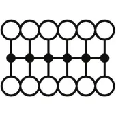 Phoenix Contact 3002865 Verteilerblock PTFIX 12X1,5-G BU PTFIX12X15GBU - 20 Stück
