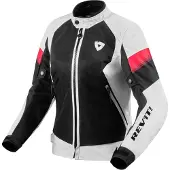 REV'IT! REV’IT! Control Air H2O Damen Weiß Schwarz Motorrad Jacke Größe 40