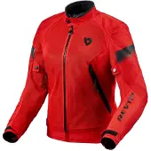 REV'IT! REV’IT! Control Air H2O Damen Rot Schwarz Motorrad Jacke Größe 38
