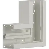 Hager BR8513059016 Flachwinkel aus Grundprofil zu BR 85x130mm Oberteil 80mm in verkehrsweiß