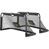 Exit Panna Fußballtore 2er-Set 150x60 cm, faltbare Fußballtore für Kinder und Straßenfußball, Stahlrahmen, für Garten und Park