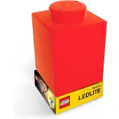 LEGO Nachtlicht Classic Stein rot Silikon