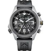 Citizen Solaruhr , schwarz (schwarz, schwarz), Armbanduhren, Herren, silberfarben, Solaruhr, Armbanduhr, Herrenuhr, analog, digital, Tag