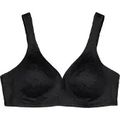 Triumph Bügelloser BH , Damen, Gr. 95, Cup C, schwarz, 38% Polyamid, 35% Baumwolle, 22% Elasthan, 5% Polyester, BHs Bügelloser BH