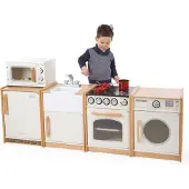 Tidlo Holzspielzeug Spüle - pädagogisches Küchenzubehör