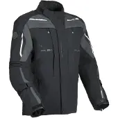 Dane Svendborg Schwarz Grau Wasserdichte Textiljacke Größe 54