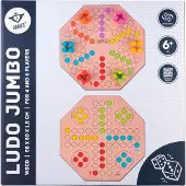 Angel Sports Angeltoys Holz-Ludo-Spiel, Jumbo-Größe (50x50 cm)