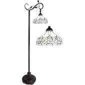 Clayre & Eef Tiffany Stehlampe 152 cm Braun Beige Polyresin