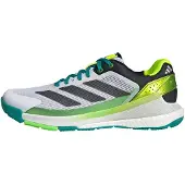Adidas Crazyquick Boost Padel Padelschuhe Padel-Tennis Sportschuhe weiss/schwarz/grün JP7203, Schuhgröße:44 EU