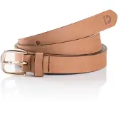 Tom Tailor Synthetikgürtel "TTDMEGAN", Damen, Gr. 100, beige, Rindsleder, Gürtel Synthetikgürtel, schmal & vielseitig kombinierbar (2 cm Breite)