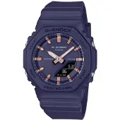 Casio Chronograph G-SHOCK, gold (dunkelblau, rosegoldfarben), Armbanduhren, Damen, Chronograph, Quarzuhr,Armbanduhr Damenuhr,Herrenuhr, bis 20bar wasserd.Resinarmband