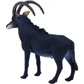 Mojo Fun Sable Antelope, 3 Jahr(e), Wildlife, Schwarz, Weiß, Braun, Polyvinylchlorid (PVC)
