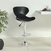 vidaXL Barhocker Schwarz Kunstleder - Barhocker - Tresenhocker - Thekenhocker - Barstuhl