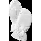 Hestra - Leather Box Mitt - Handschuhe Gr 4 grau/weiß