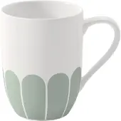Villeroy & Boch Becher "Henkelbecher Fleur Couleur 290 ml", grün (vert), 1 tlg., Porzellan, Trinkgefäße, Becher