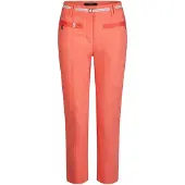 Navigazione Stoffhose "Hose", Damen, Gr. 48, N-Gr, rot (koralle), Obermaterial: 67% Viskose CV. 30% Polyamid PA. 3% Elasthan EL., uni, regular fit, Hosen Stoffhose, Bengalinware