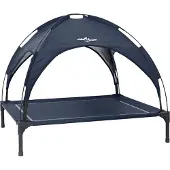 vidaXL Hundebett 104 x 86 x 84,5 cm Stahl Marineblau