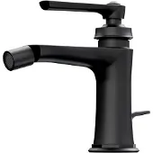 Steinberg Serie 350 Bidetarmatur, mit Ablaufgarnitur, Ausladung 130mm, 0