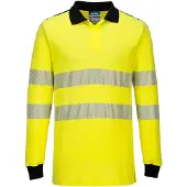 Portwest FR702 WX3 Flammhemmendes Warnschutz Poloshirt Yellow/Black Gr. XXXL