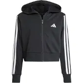 Adidas - Kid's Essentials Full Zip Hoodie - Zip-Hoodie Gr 170 schwarz/grau