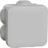 Schneider Electric ENN05032 Mureva BOX, Abzweigdose, 7 Tüllen Ø20, 65x65x45mm - 5 Stück