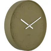 Karlsson - Wanduhr Mr. Grüne Zahlen - Moosgrün