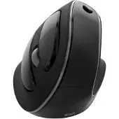 Deltaco Office Wireless vertikale ergonomische Maus, leise Klicks, 2400