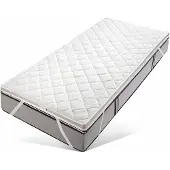 Hanse by RIBECO Topper "Ole", weiß, B:200cm H:7cm L:200cm, Gelschaum, Topper, Topper, Matratzentopper 90x200 cm & 140x200 cm und weitere Größen
