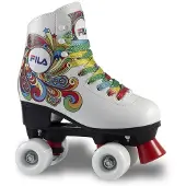 FILA Quad Bella White Kinder-Rollschuhe, 40, 2x2, 54