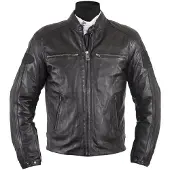 Helstons ACE Rag Motorrad Lederjacke, schwarz/schwarz, 2XL